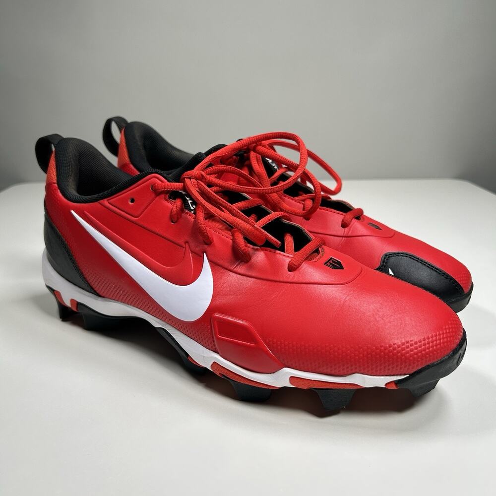 Nike Force Trout 9 Keystone Mens 10.5 Red Baseball Cleats FB9728-600 Fastflex